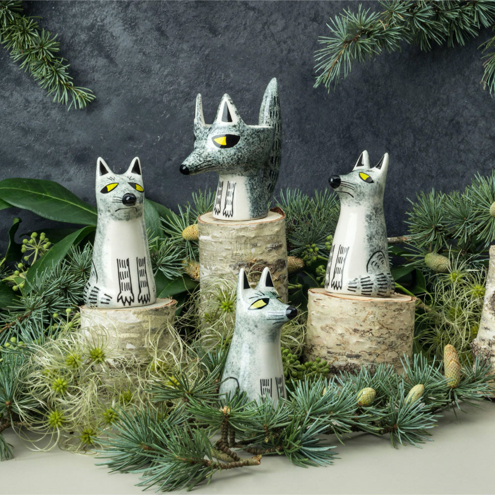 Wolf Salt & Pepper Shakers