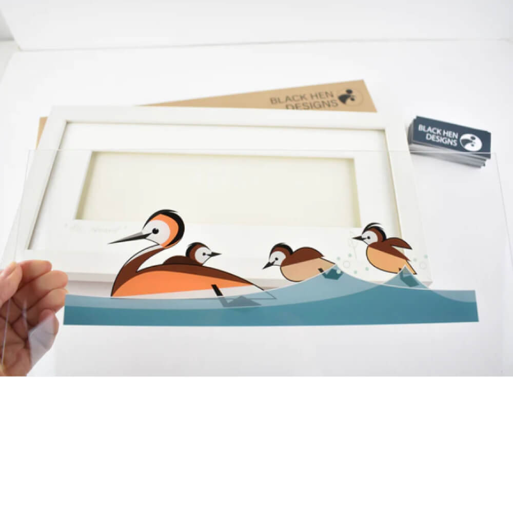 All Aboard Painted Glass Pictures | Red Lobster Gallery 