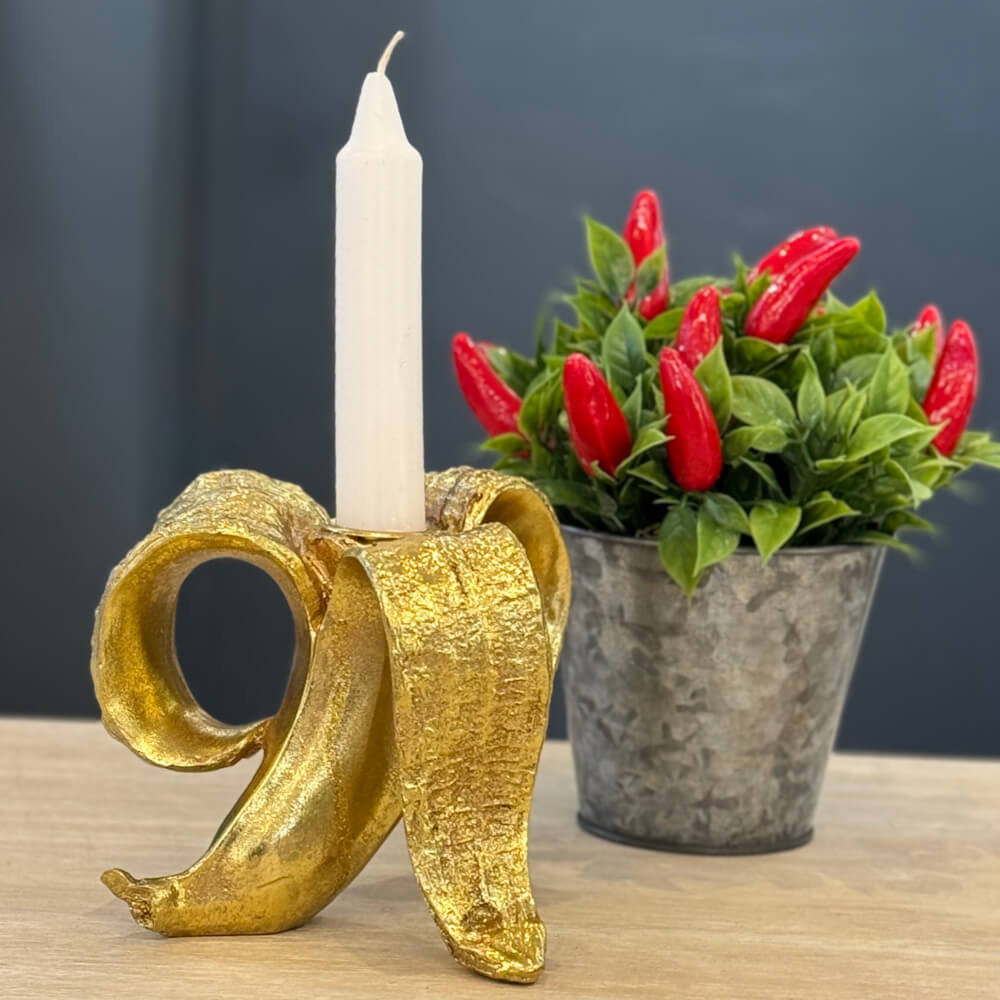 Gold Banana Candlestick