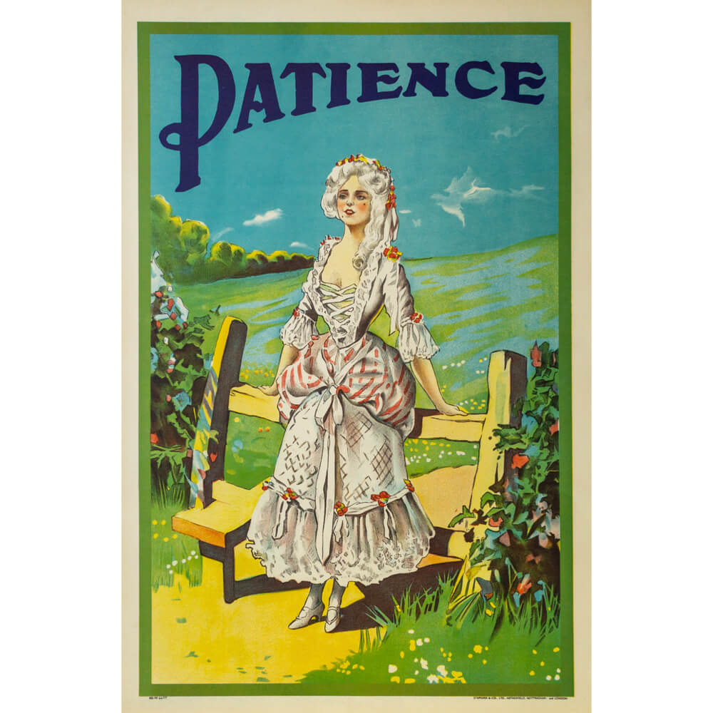 Patience 1910-1920 Original Vintage Poster | Red Lobster Gallery
