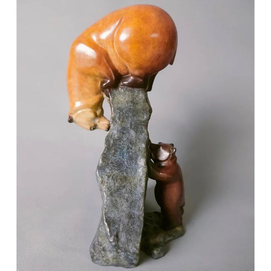 Peekaboo Bronze Sculpture by David Meredith – Limited Edition