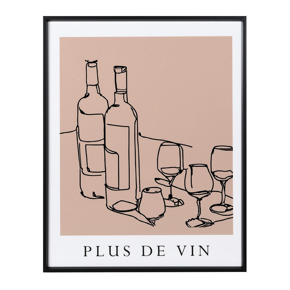 Plus de Vin Framed Print