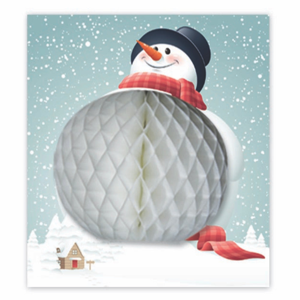 Snowman with White Belly | Pop Out Card 