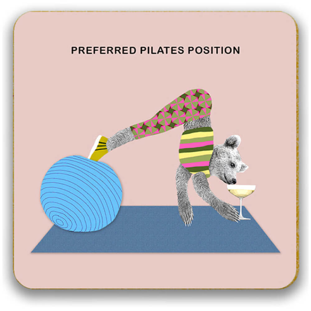 Preferred Pilates Position | Drinks Coaster
