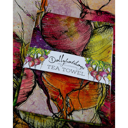 Radish Tea Towel | Red Lobster Gallery | Sheringham 