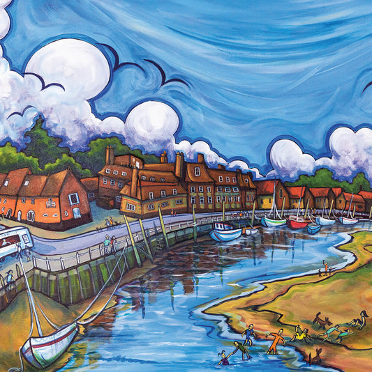 Reflections, Blakeney Quay | Card