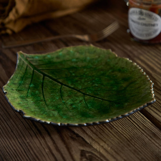 Riviera Hydrangea Leaf Dish