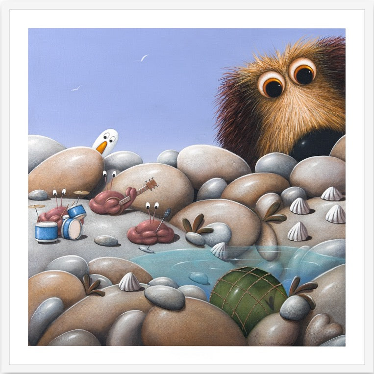 Rock Pool | Framed Print by Simon Clarke