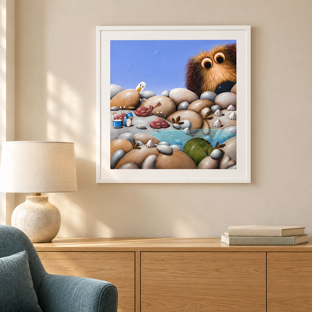 Rock Pool | Framed Print by Simon Clarke