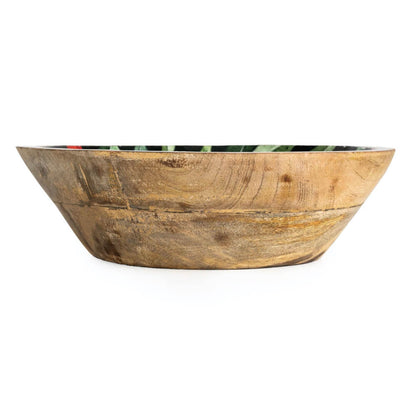 Chilli Mango Wood Bowl 24cm