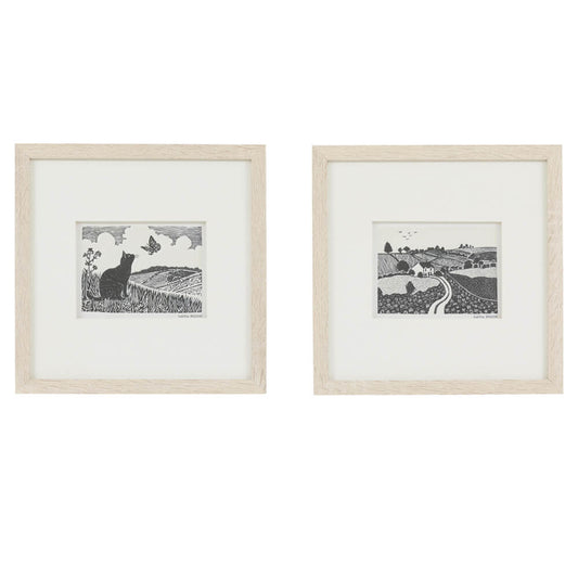 Rural Studies II | Framed Print Set of 2 by Laura Bolton