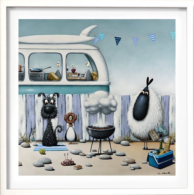How to Baa BQ | Framed Print by Simon Clarke