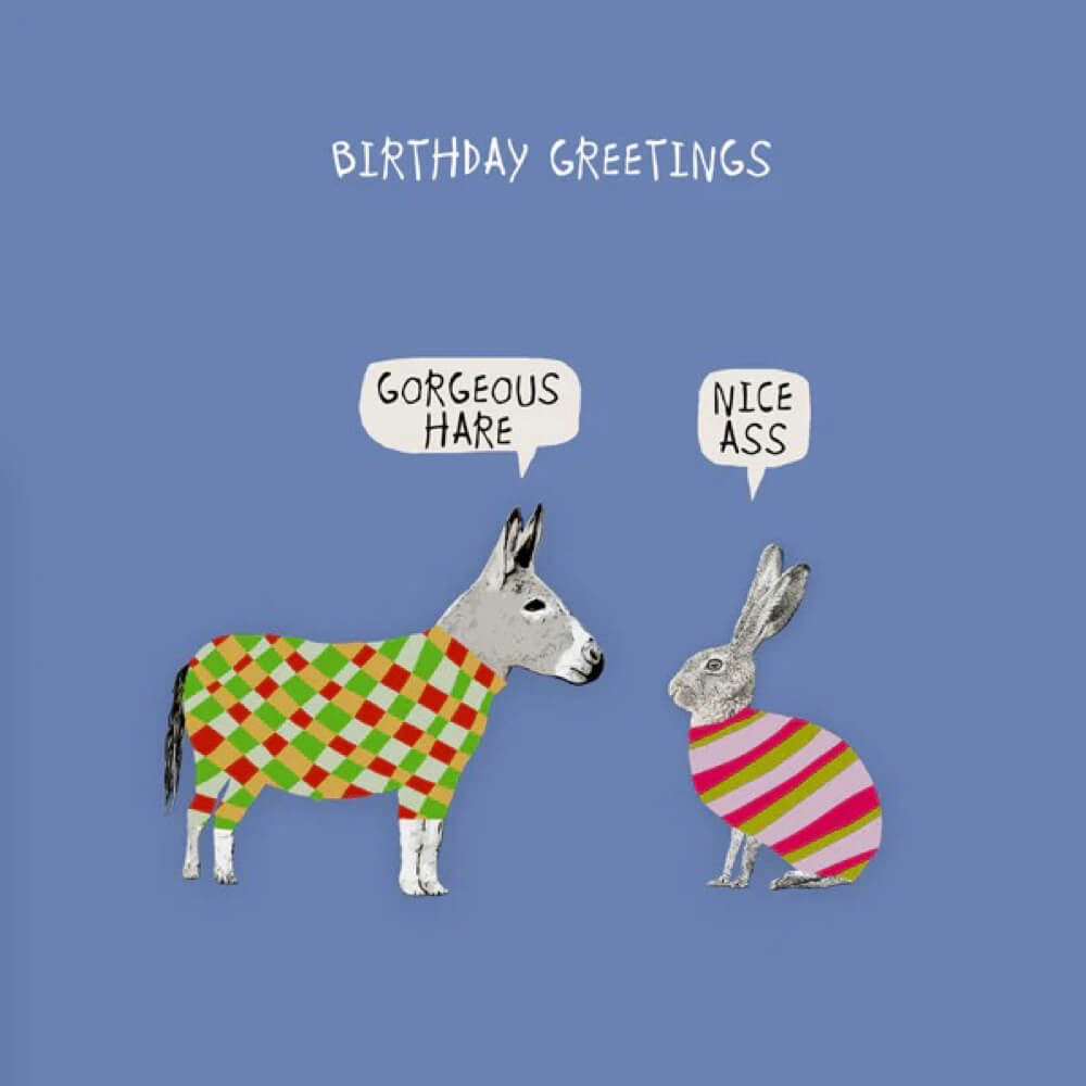 Gorgeous Hare, Nice Ass | Card | Red Lobster Gallery