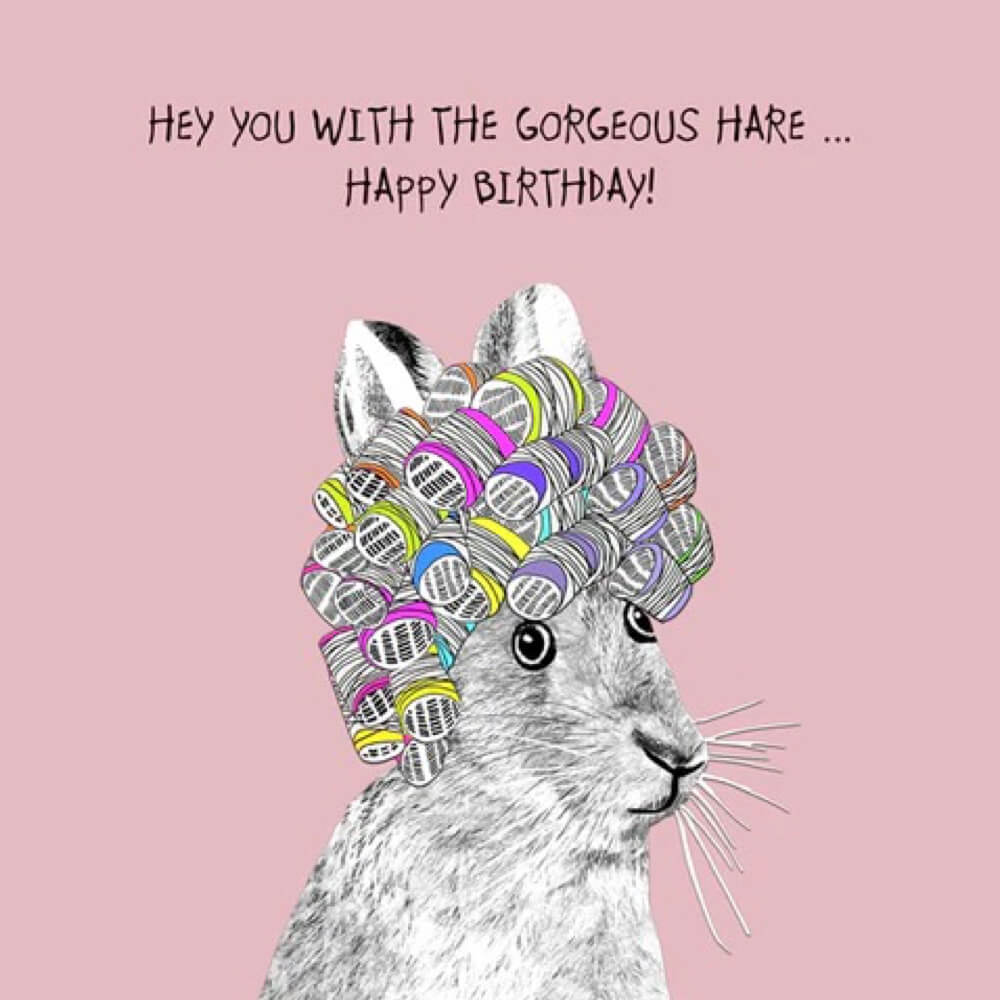 Hey You with the Gorgeous Hare | Card | Red Lobster Gallery