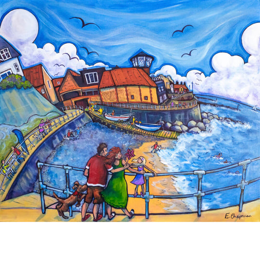 Saltwater Serenade, East Beach Sheringham | Original by Emily Chapman