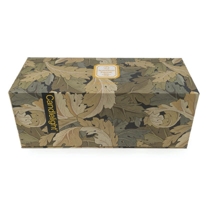 Floral-patterned box with 'Candlelight' branding on a white background