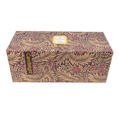 Decorative box with floral pattern and 'Candlelight' branding on a white background