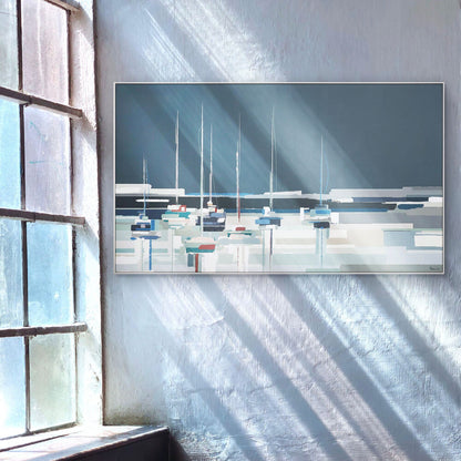 Side by Side | Framed Canvas Print