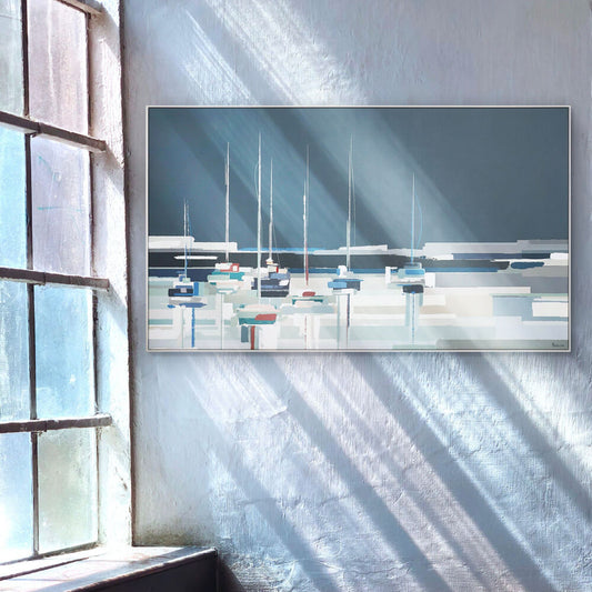 Side by Side | Framed Canvas Print