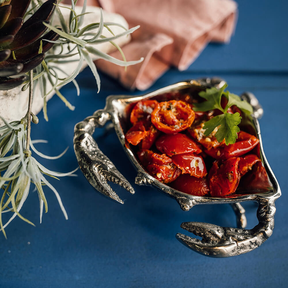 Silver Crab Nibbles Bowl