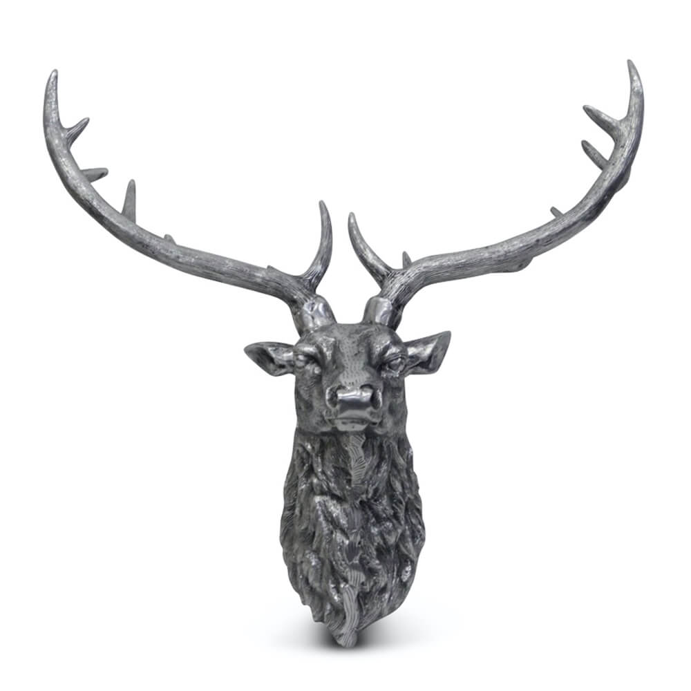 Silver Stag Head | Red Lobster Gallery