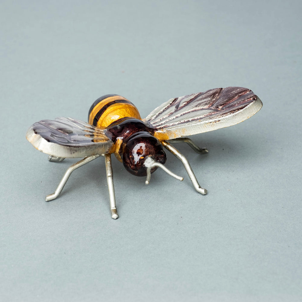 Silver Wing Bee Ornament