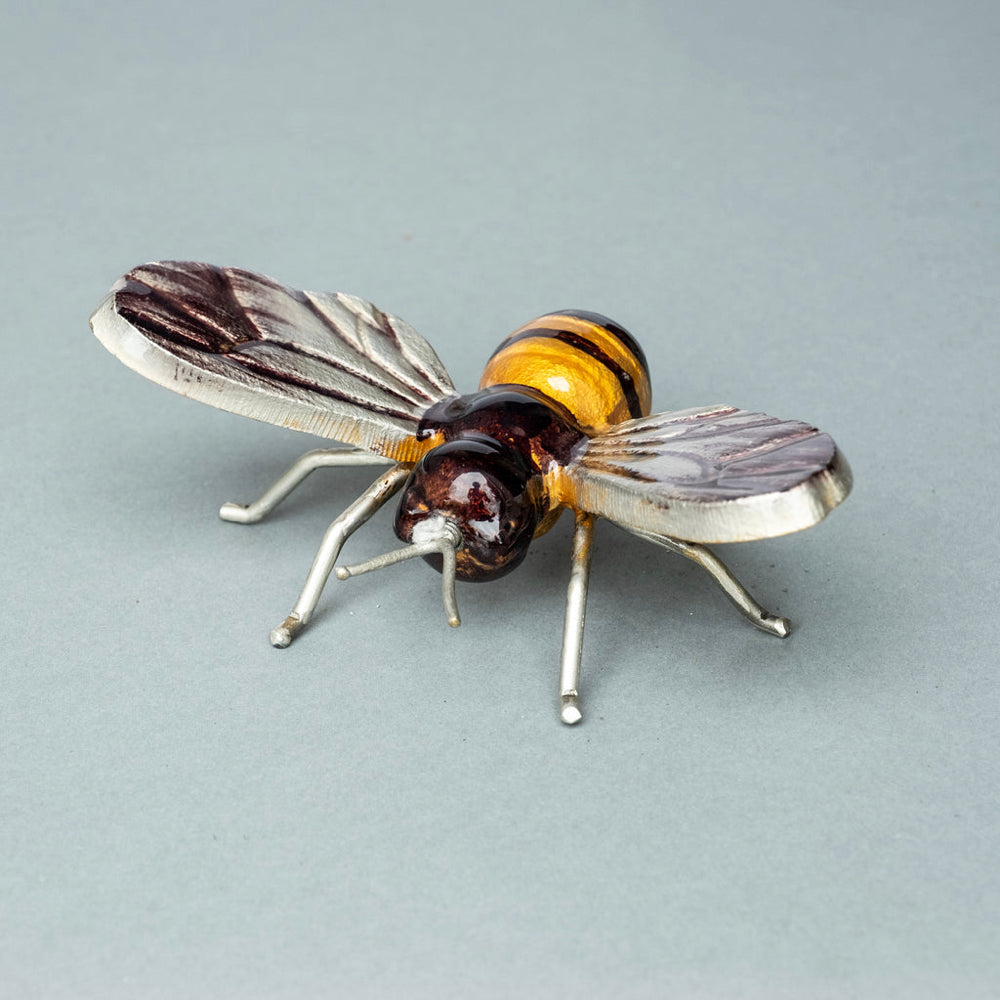 Silver Wing Bee Ornament