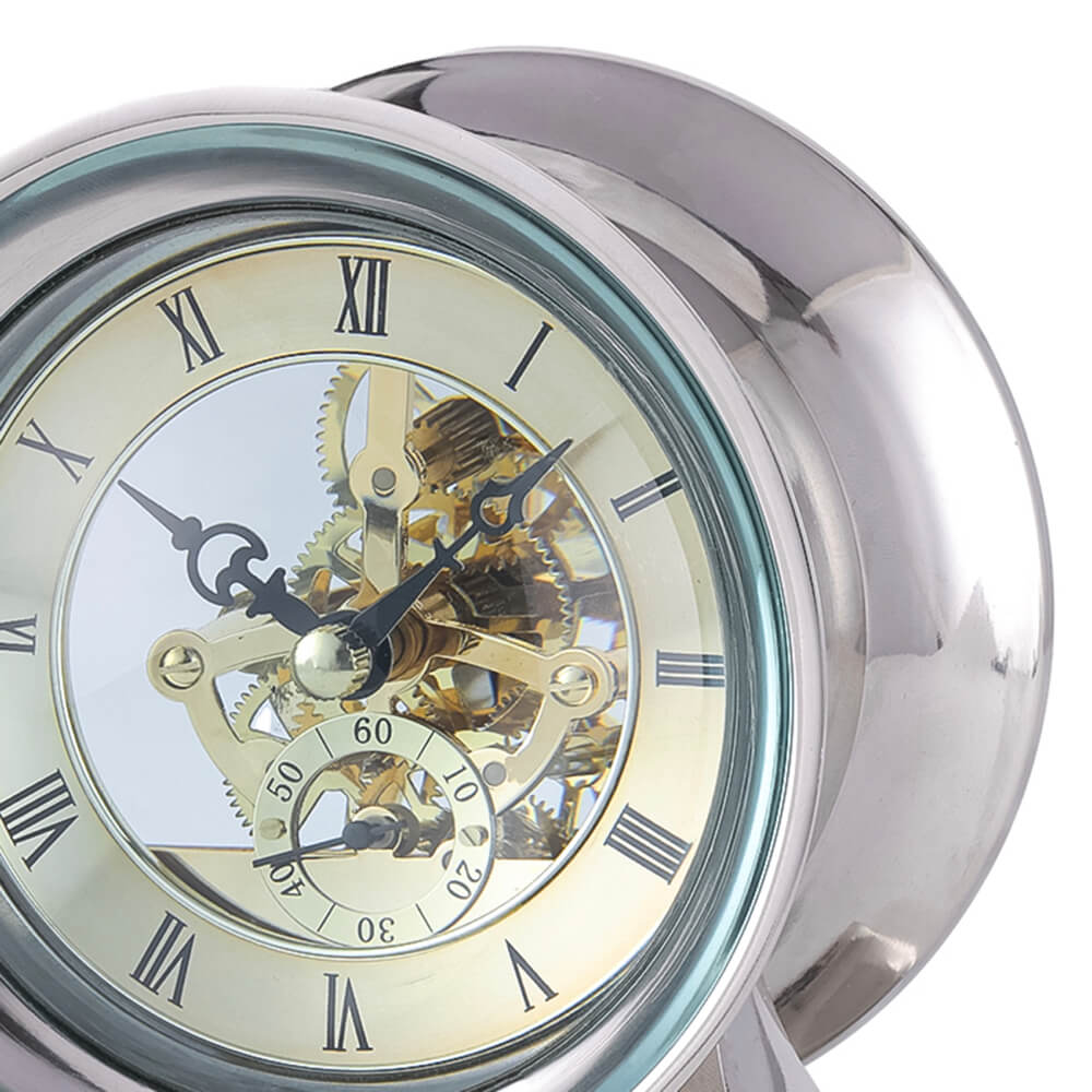 Art Deco Skeleton Mantel Clock