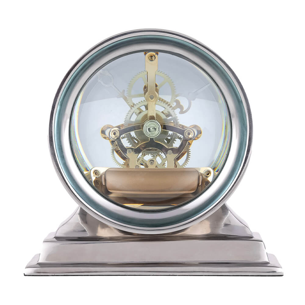 Art Deco Skeleton Mantel Clock