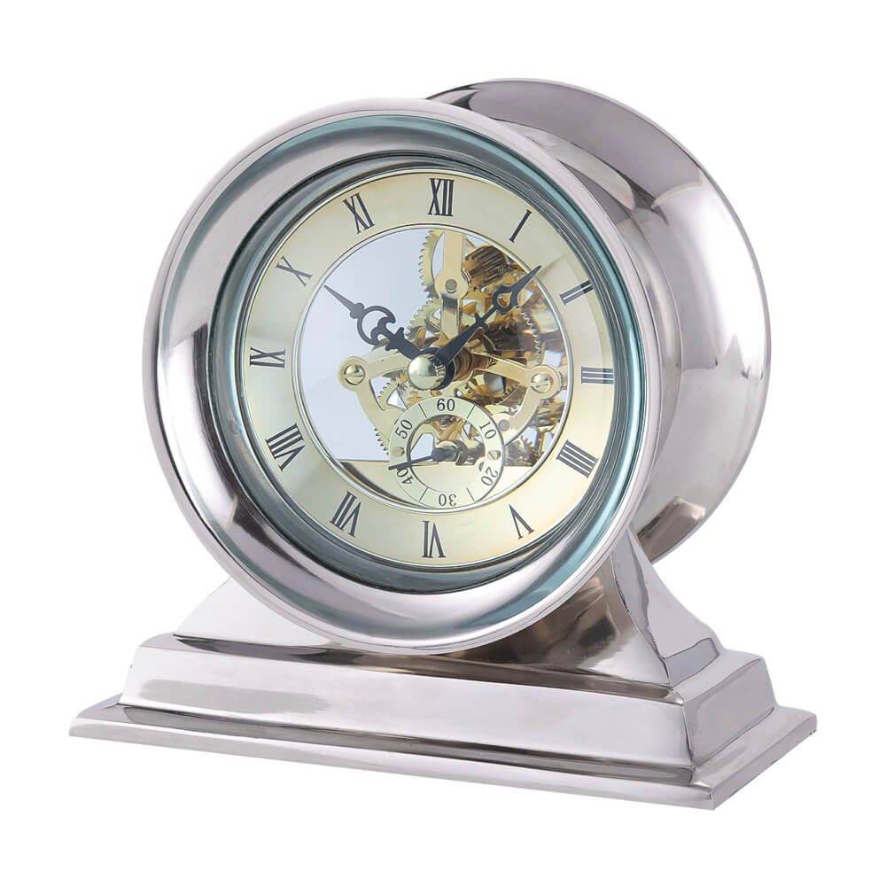 Art Deco Skeleton Mantel Clock
