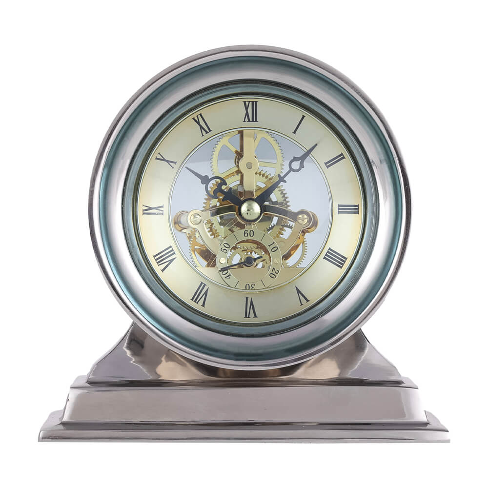 Art Deco Skeleton Mantel Clock