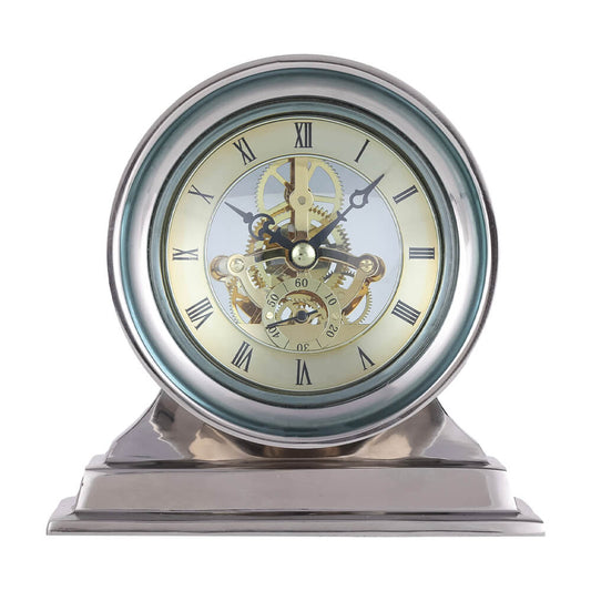 Art Deco Skeleton Mantel Clock