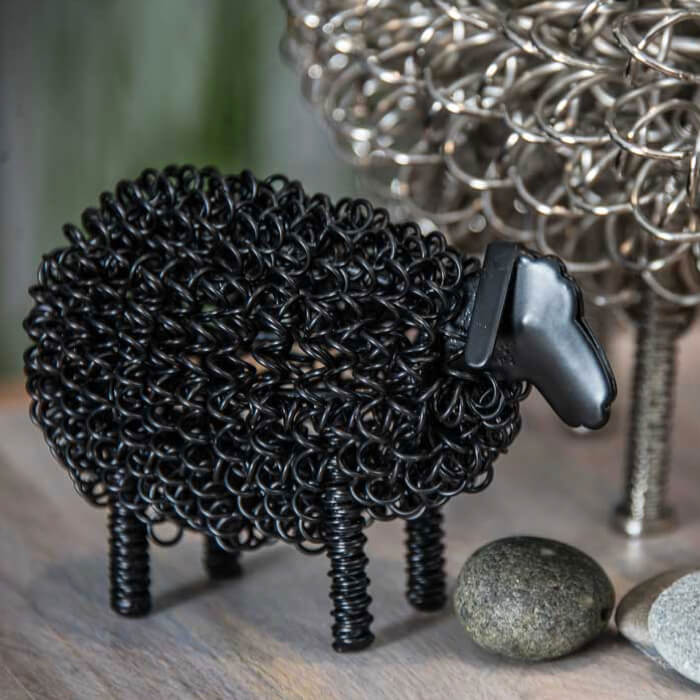 Wiggly Black Sheep & Lamb