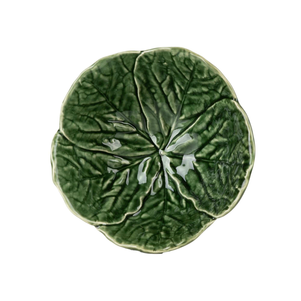 Green Ceramic Leaf Bowl