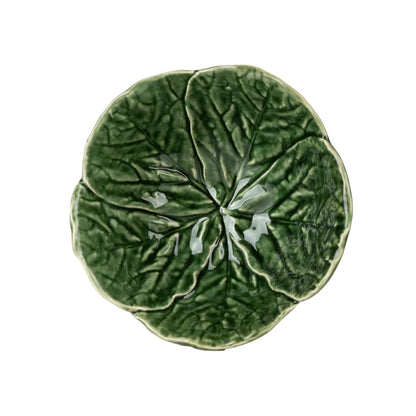 Green Ceramic Leaf Bowl