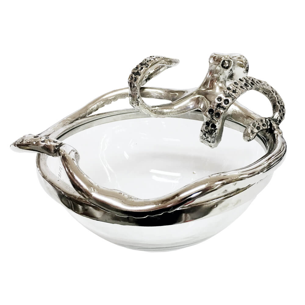 Small Octopus Glass Bowl 