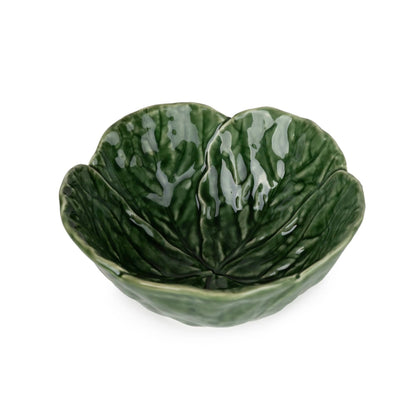 Green Ceramic Leaf Bowl