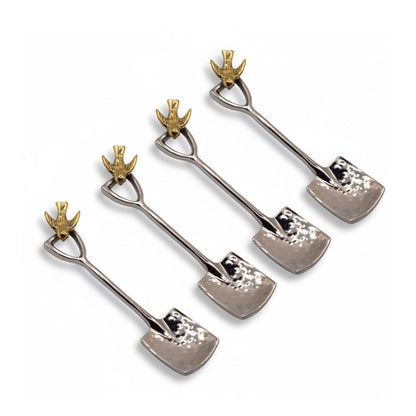 Spade & Swallow Coffee Spoons | Set of Four