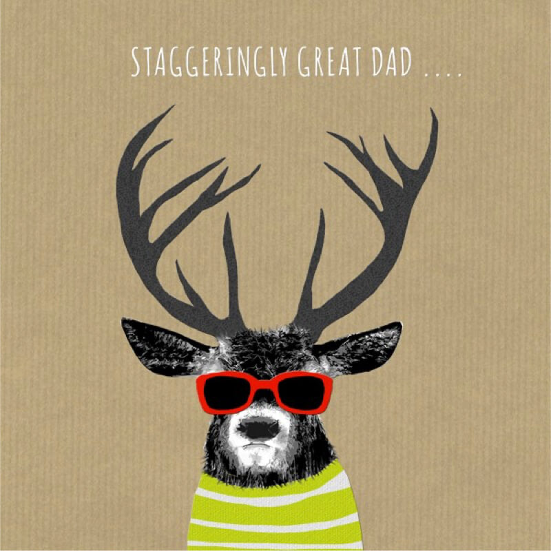 Staggeringly Great Dad | Card