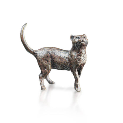 Miniature Bronze Cat Standing | Red Lobster Gallery