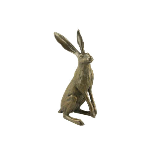 Startled Hare | Cold Cast Bronze