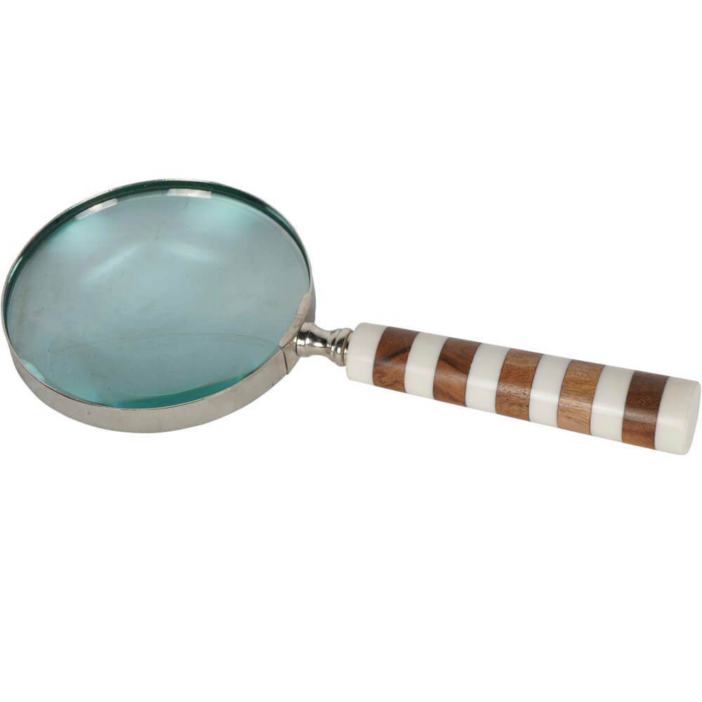 Magnifying Glass with Stripe Handle