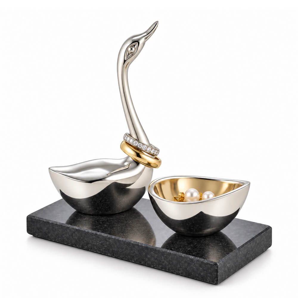 Swan Ring & Earring Holder