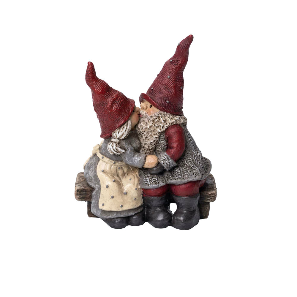 Santa Håkan and Stina on a Bench | Christmas at Red Lobster Gallery 