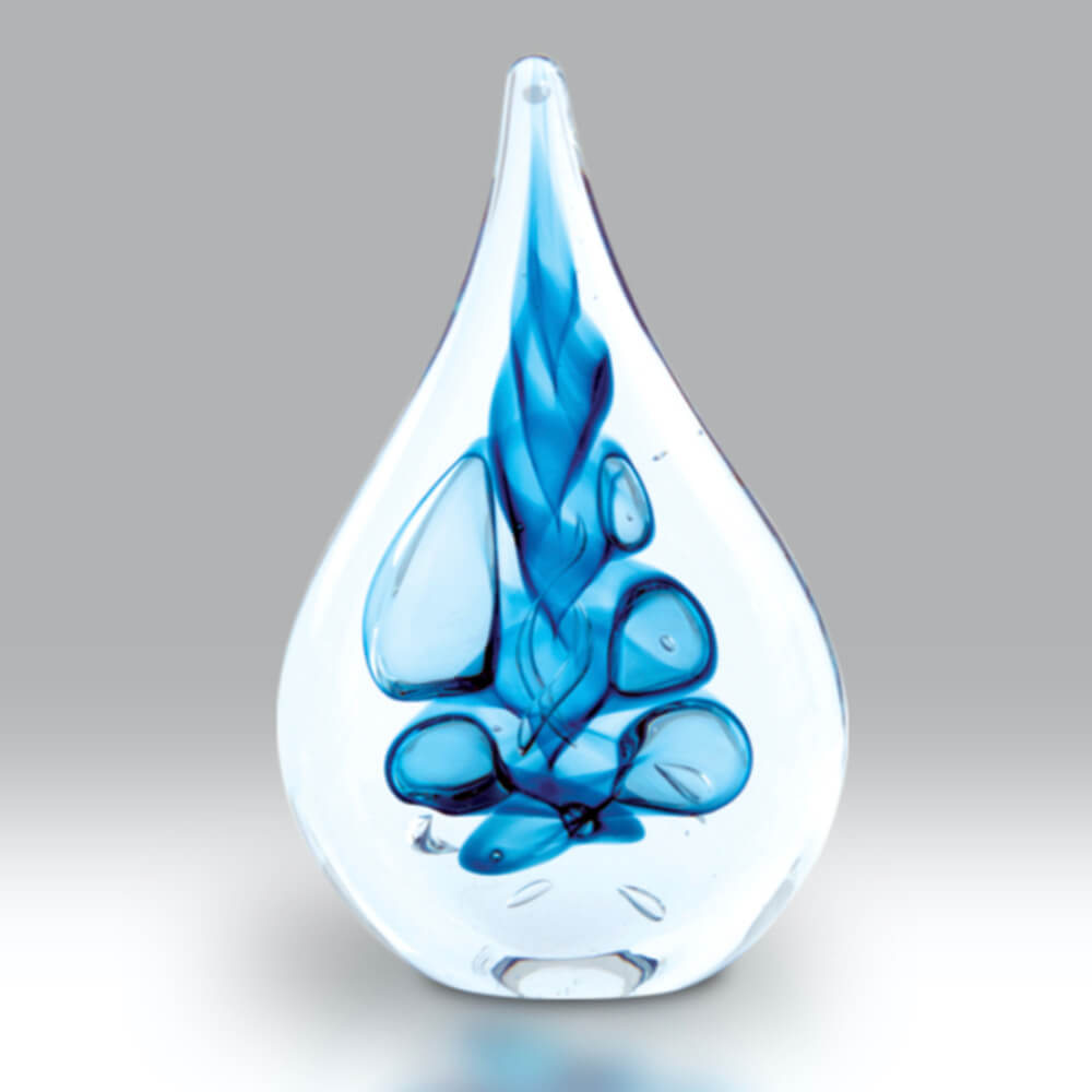 Crystal Teardrop Paperweight