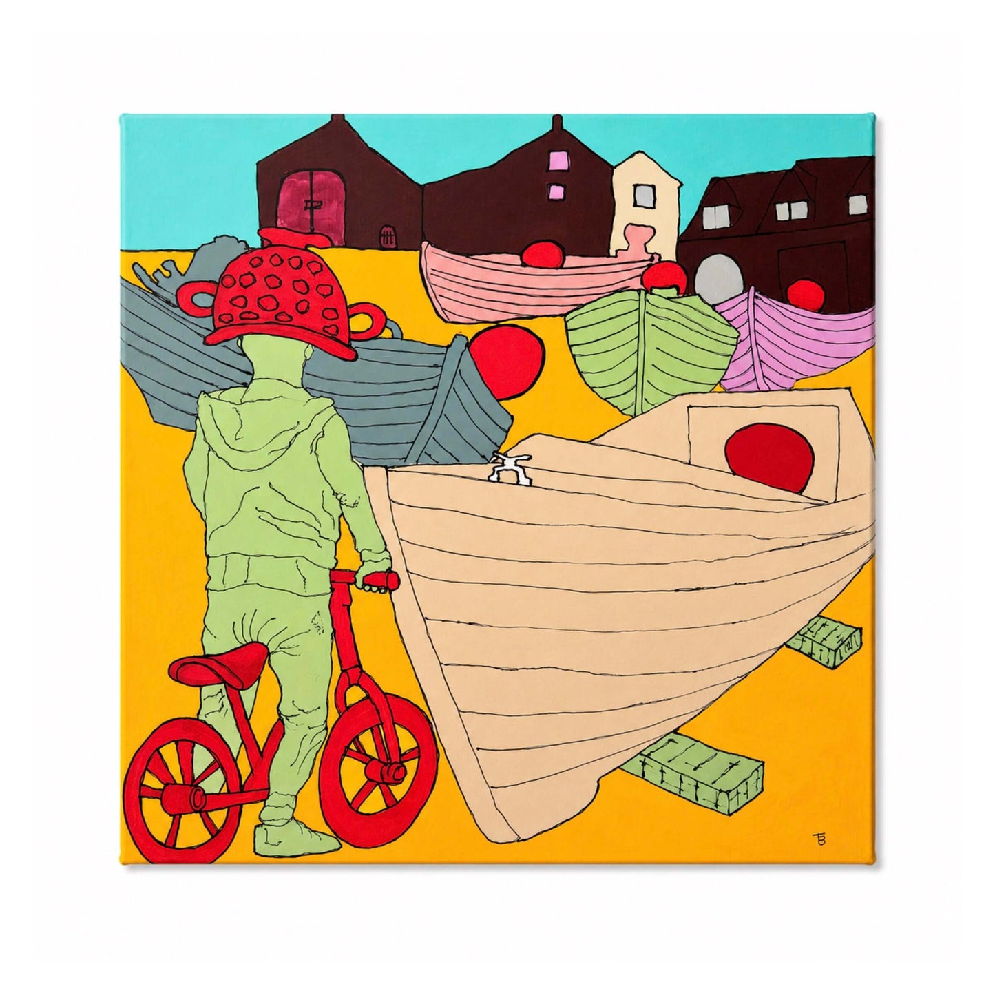 The Boat People | Original Painting by Terry Brownbill