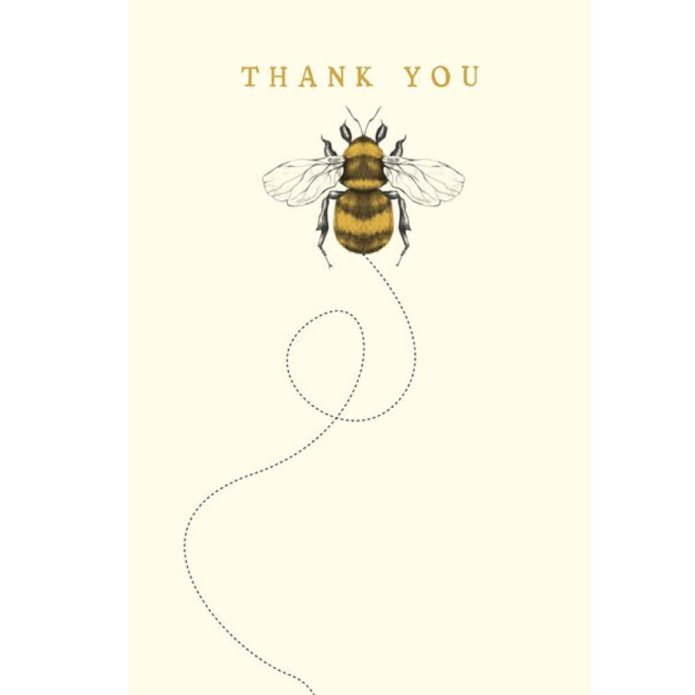 Bee 'Thank You' — Set of 10 Luxury Notecards