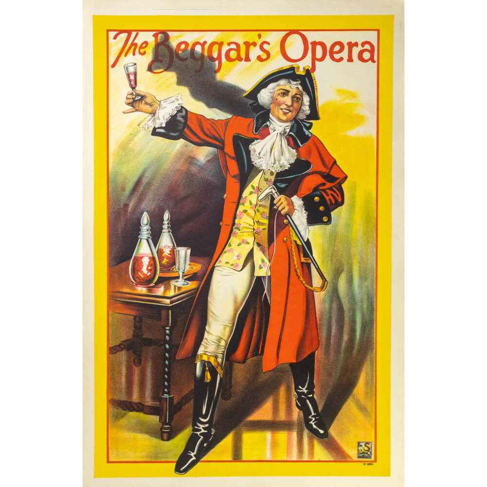 The Beggar's Opera | 1910-1920 Original Vintage Poster | Red Lobster Gallery