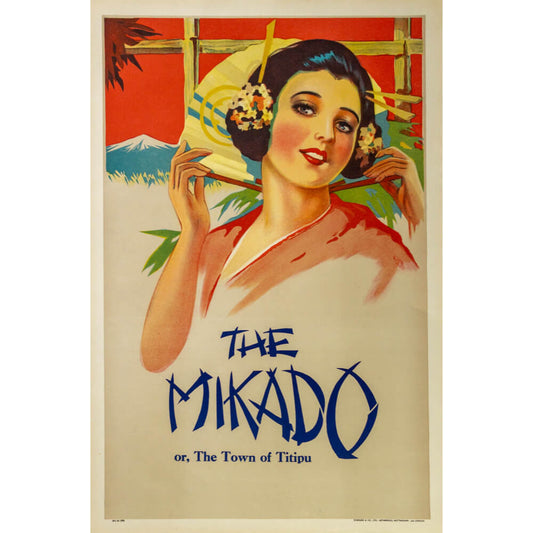The Mikado | 1910-1920 Original Vintage Poster | Red Lobster Gallery