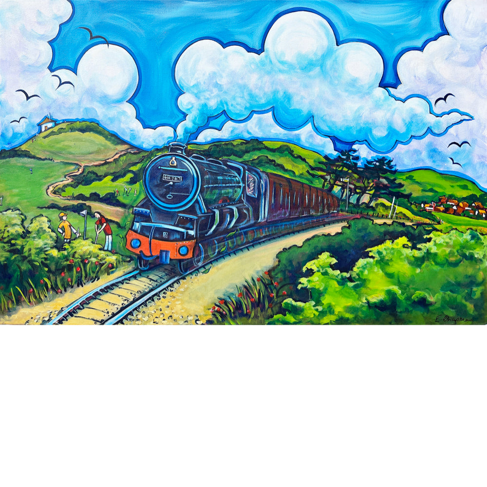 The Poppy Line, Sheringham | Limited Edition Print by Emily Chapman